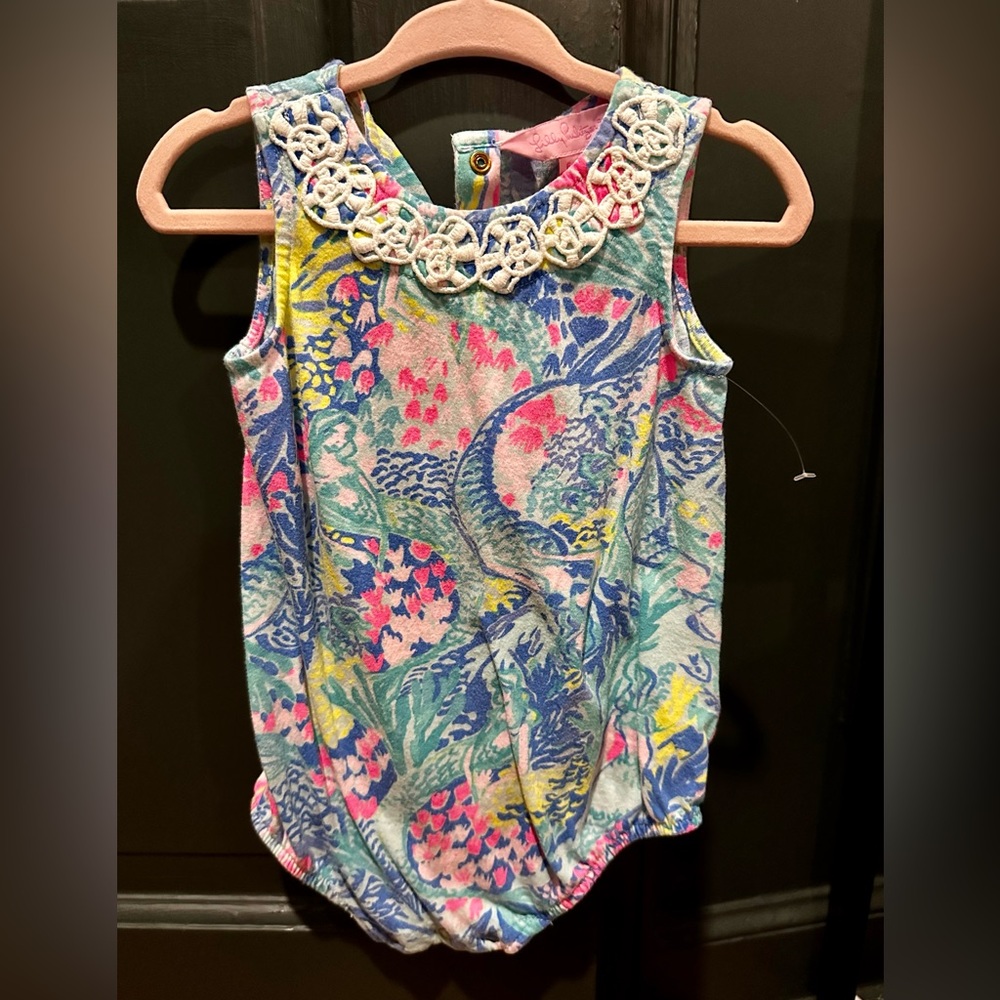 Lilly Pulitzer Sleeveless Romper 6-12 months